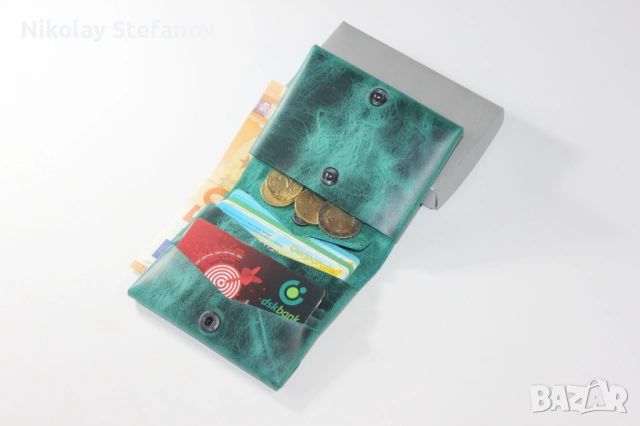 Вертикален оригами портфейл, снимка 4 - Портфейли, портмонета - 53977268