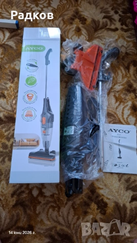 Прахосмукачка Ayco HAVC-230 2в1, снимка 3 - Прахосмукачки - 54902687