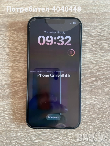 iphone 13 заключен към Icloud. , снимка 3 - Apple iPhone - 55345370