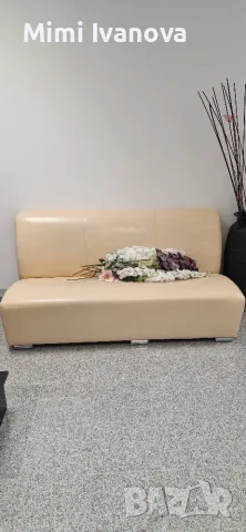 Диван тройка от изкуствена кожа, снимка 2 - Дивани и мека мебел - 55678415
