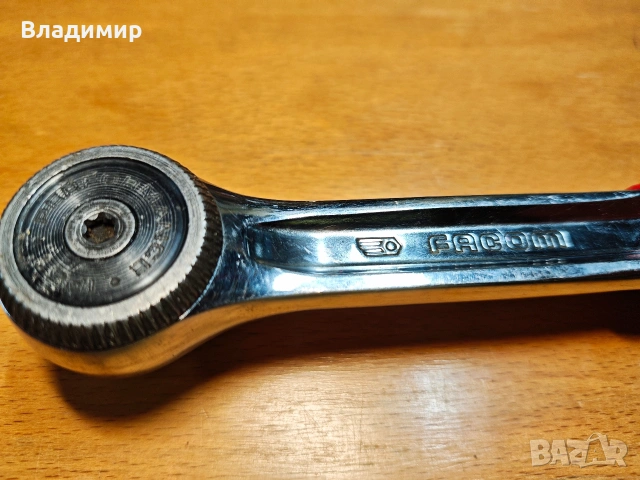 Професионална тресчотка Facom S.161B (1/2") – Произведена в Италия, снимка 3 - Гедорета - 54582292