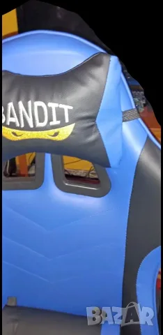 BANDIT BLUE THUNDER: Офис, Геймърски стол, снимка 9 - Столове - 55578479