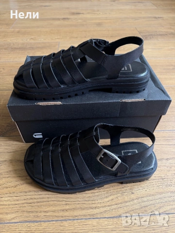 G-STAR RAW Дамски чисто нови кожени сандали, снимка 9 - Сандали - 54762191