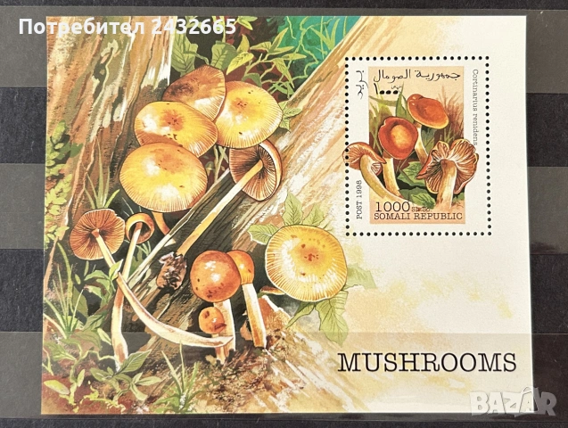 3896. Сомалия 1998 - “ Флора. Гъби. “ , **, MNH