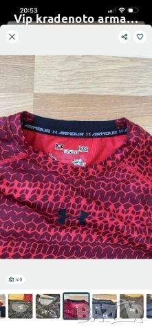 Under Armour Compression Vintage L и XL, снимка 4 - Тениски - 54646184
