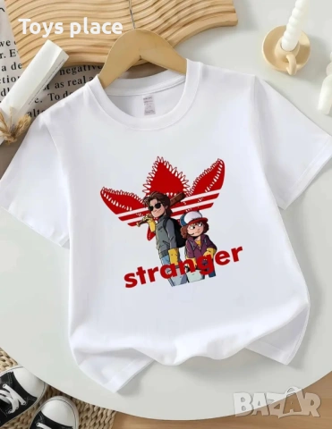 Нови тениски Stranger things, снимка 7 - Детски тениски и потници - 51064839