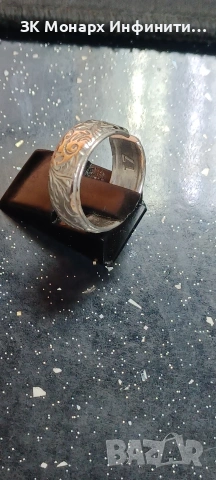 сребърен пръстен, снимка 4 - Пръстени - 55087501