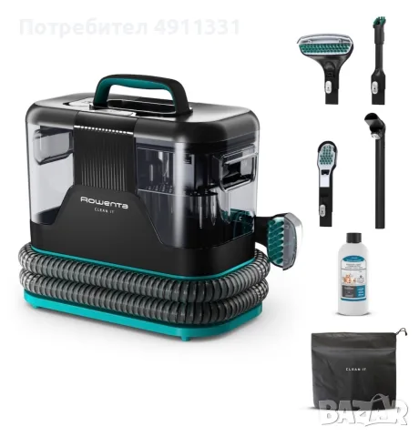 Прахосмукачка Rowenta Clean IT IN5020F0, 750W, Всмукателна мощност 13.5kpa, снимка 2 - Прахосмукачки - 55581752