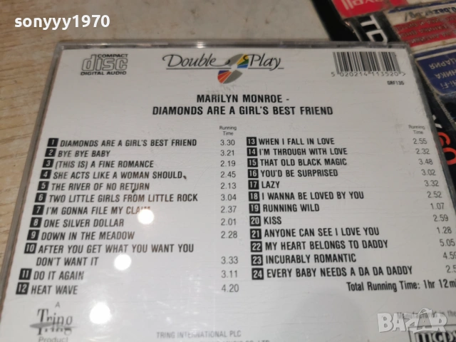 MARILYN MONROE CD-ВНОС GERMANY 0406261901H2E6R, снимка 6 - CD дискове - 54781888