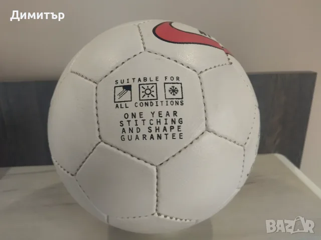 Ретро футболна топка Nike Geo Design 0.84 – Made in U.S.A. – Размер 5 !, снимка 3 - Футбол - 55316056