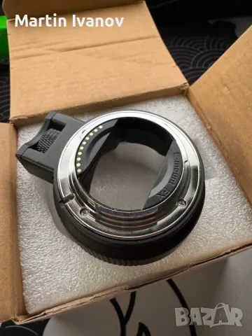 Andoer Auto Focus EF-NEX адаптер Canon EF / EF-S към Sony E / FE, снимка 2 - Чанти, стативи, аксесоари - 55365650