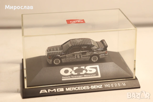 HERPA H0 1/87 MERCEDES BENZ 190 E AMG МОДЕЛ КОЛИЧКА