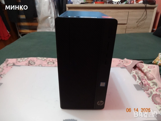 HP 290 G2 MT   i3 8100   H370, снимка 2 - Работни компютри - 54904453