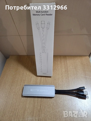 Многофункционален четец за карти памет JOOPSHEE. Поддържа четене на различни типове карти  