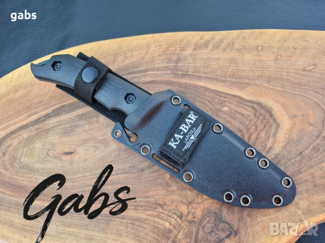 Фиксиран нож Ka Bar Jarosz TUROK 7503 с тактическа кания, снимка 11 - Ножове - 54376550