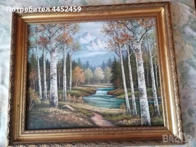 Картина върху платно с маслени бои