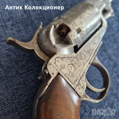 Револвер Белгийски Colt Navy 1851 – кал.36, снимка 4 - Антикварни и старинни предмети - 55663248