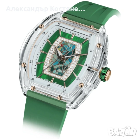 Нов часовник TSAR BOMBA Crystal Chic Swiss TB8219G - гаранция