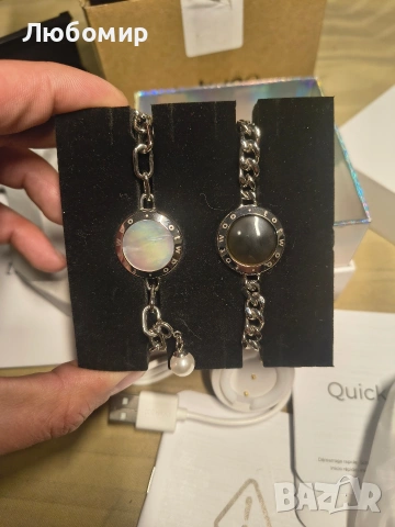 Сребърна гривна Totwoo Soulmate 2.0 | Touch , снимка 5 - Гривни - 54048649