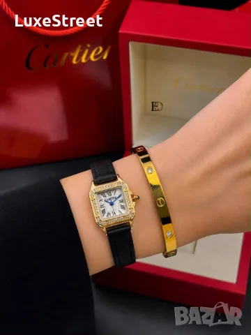 Cartier 🤍 Дамски Часовник + Гривна , снимка 9 - Дамски - 55336469