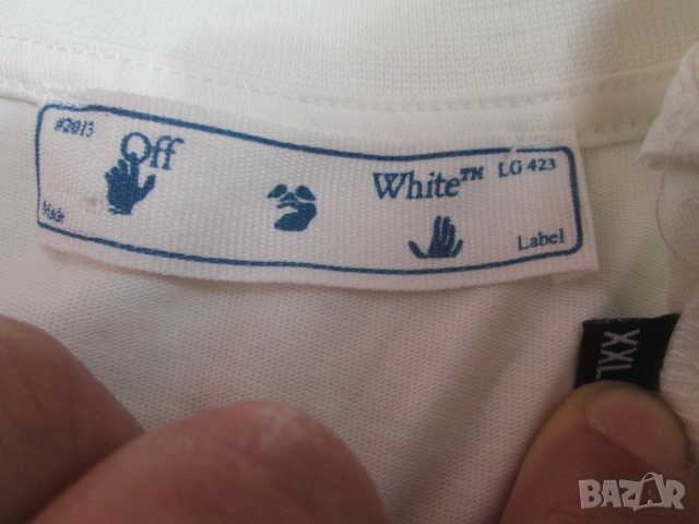 Off White маркова тениска размер XXL., снимка 3 - Тениски - 54485051