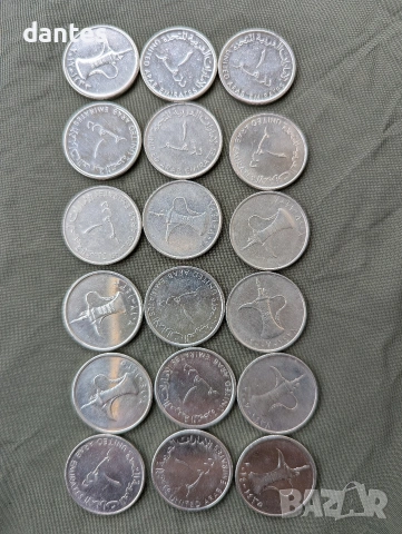 Монети Кариби, Бахами, UAE Арабски и др.112 бр. United Arab Emirates, снимка 2 - Нумизматика и бонистика - 54186979