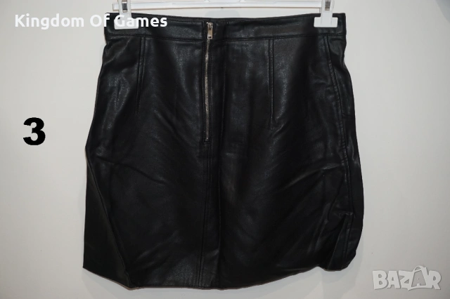 Лот от 10 Кожени Поли от Естествена и Изкуствена кожа Sara Kelly/Zara/H&M/TopShop/BikBok, снимка 6 - Спортни дрехи, екипи - 54482525