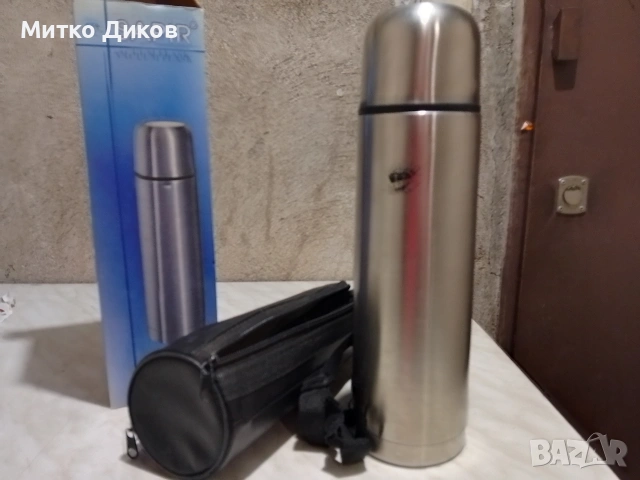 Метален термос нов с вместимост 0,5 литра Марков на Sapir vacuum flask неръждаема стомана., снимка 6 - Други стоки за дома - 54641061