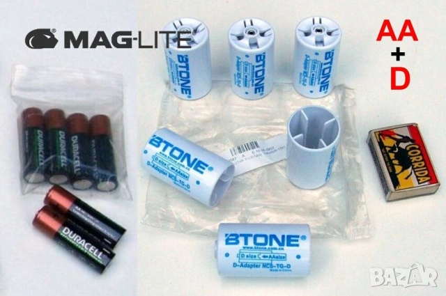 НОВ Оригинал MAGLITE Classic 6D Американски ФЕНЕР 495мм Прожектор за Батерии R20/R6 с Адаптор БАРТЕР, снимка 8 - Екипировка - 54826629
