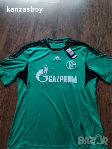 adidas fc schalke 04 2013-14 - колекционерска футболна тениска НОВА Л, снимка 6 - Тениски - 55252014