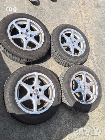 Гуми с джанти 4*100, снимка 3 - Гуми и джанти - 54122269