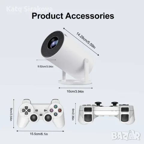 Мини проектор и игрова конзола в едно , снимка 4 - Други - 55593570