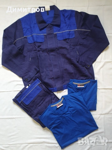 Комплект лятно работно облекло - яке, гащеризон, 2 бр. тениски, снимка 3 - Други - 53961130