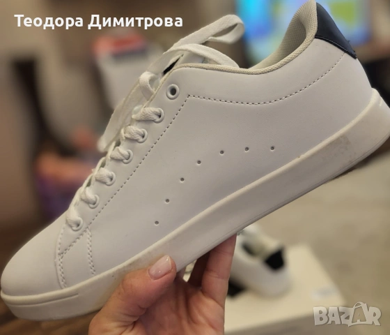 Мъжки маратонки бели, размер 43, снимка 3 - Спортни обувки - 54326862