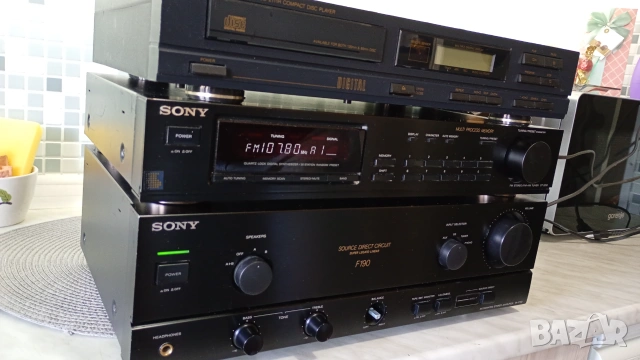 Обща цена SONY уредба усилвател тунер сд плеър цд плеар cd player tuner amp сони система