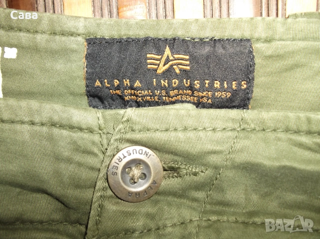 Къси карго панталони ALPHA IND.  мъжки,Л, снимка 9 - Къси панталони - 55038715