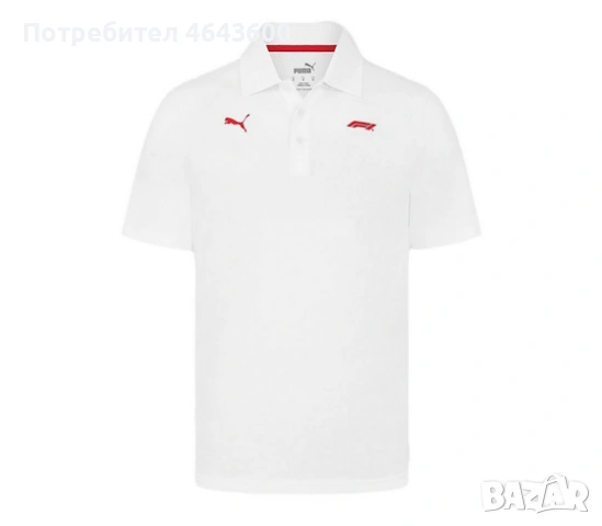 PUMA X F1 памучна блуза с лого на Formula 1, снимка 3 - Блузи - 55218259