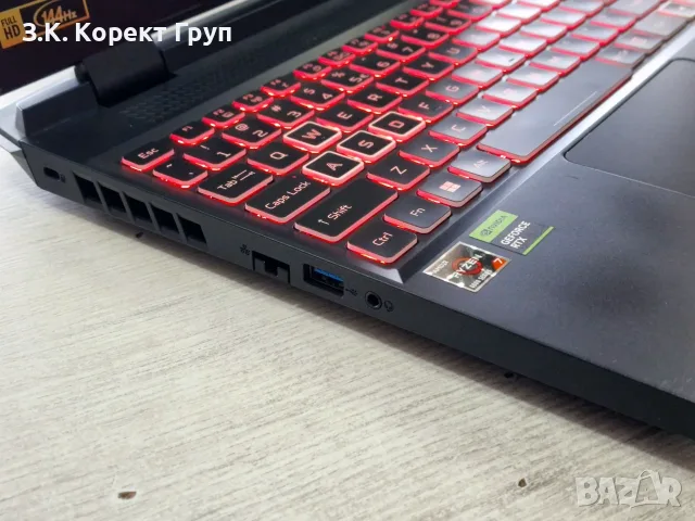Геймърски лаптоп Acer Nitro 5 (AN515-46) | RTX 3070 Ti (8GB) | Ryzen 7 6800H | Кашон, снимка 4 - Лаптопи за игри - 55310707