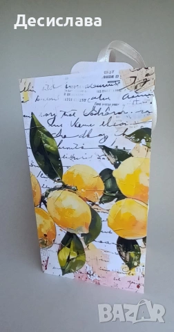 Картичка с лимони + книгоразделител , снимка 5 - Други - 54669175