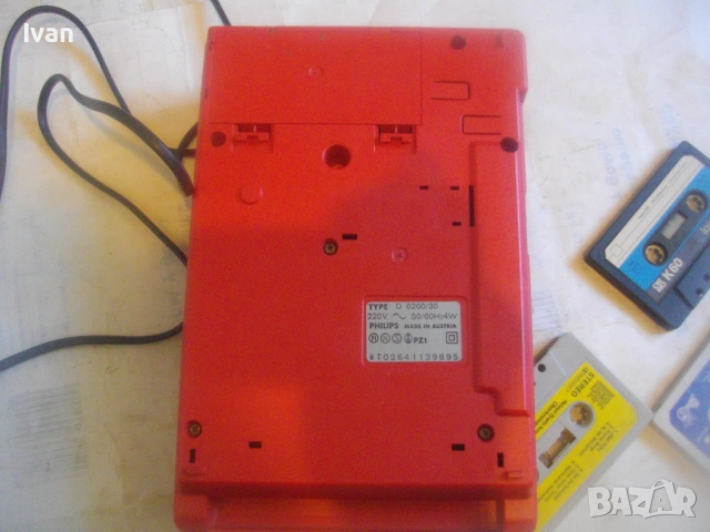 КОЛЕКЦИОНЕРСКИ ЗАПИСВАЩ КАСЕТОФОН 1986г. PHILIPS D6260 Made in AUSTRIA ПОЧТИ НОВ ФИЛИПС , снимка 13 - Радиокасетофони, транзистори - 54621353