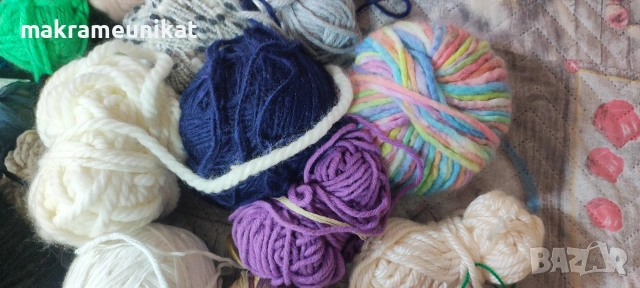 Продавам 2кг дебела прежда, различни цветове, снимка 5 - Други - 44863158