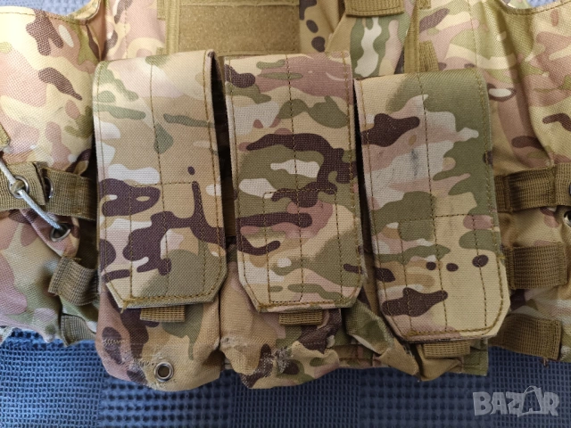Тактическа жилетка за Airsoft, снимка 2 - Екипировка - 54708301