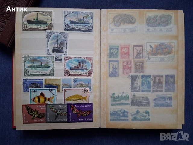 Стари Класьори с Пощенски Марки Филателия от Соца, снимка 17 - Колекции - 54313888