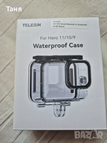 Водоустойчив кейс TELESIN за GoPro Hero 9 ,10 ,11 ,12 ,13 Прозрачен