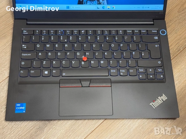 Lenovo ThinkPad E14 gen2 I5-1135G7/8RAM/512GB SSD/Iris XE Graphics/Full HD, снимка 2 - Лаптопи за работа - 54984271