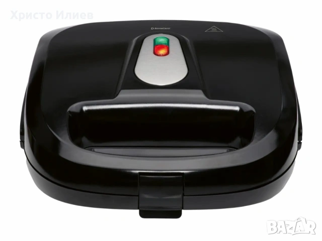Тостер за сандвичи Гофретник 3 в 1 3 сменяеми плочи SilverCrest черен 750 W, снимка 9 - Тостери - 54023649