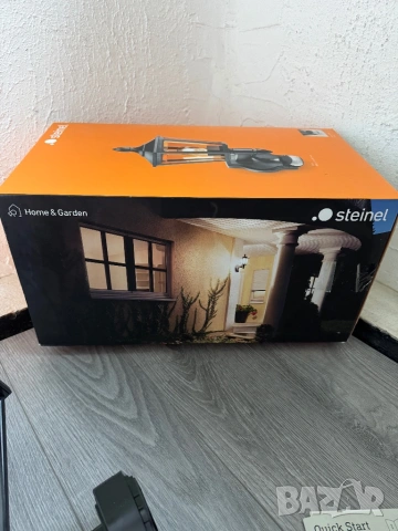 Фасадна Лампа със Сензор Steinel L 15 E27 60W Външен Аплик с Датчик, Градинска!, снимка 6 - Лед осветление - 54609707