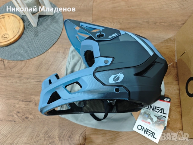 Каска O'NEAL SL1 GLACIOR BLUE - размер L, снимка 7 - Аксесоари за велосипеди - 54867629