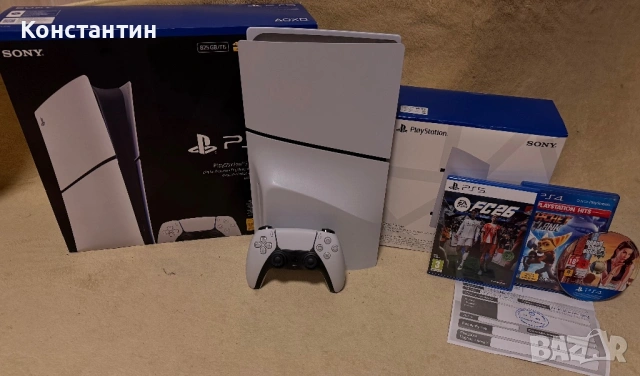 НОВ! БАРТЕР! ГАРАНЦИЯ! PlayStation 5 slim disc edition/PS 5 slim