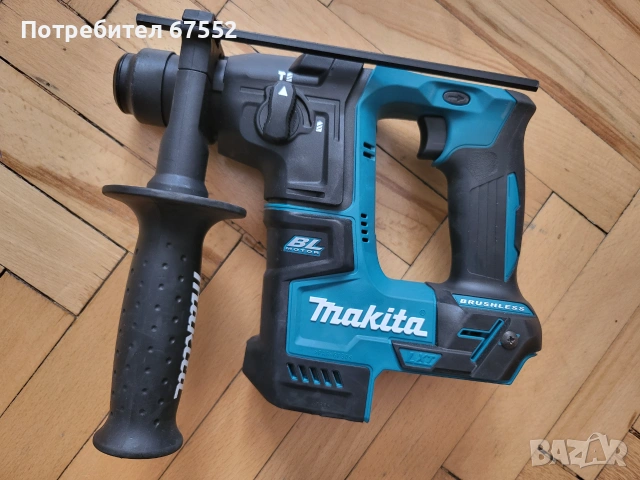 Компактен безчетков перфоратор Makita DHR171. 18 волта, само тяло, като нов. 100€ без коментар!
